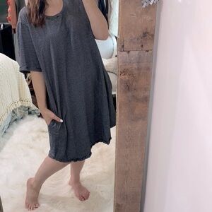 Terra & Sky striped T-shirt dress with pockets size 3X